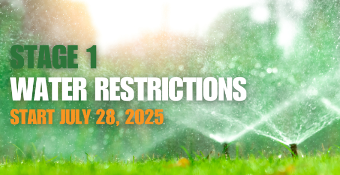 Stage 1 Water Restrictions in effect July 28, 2025