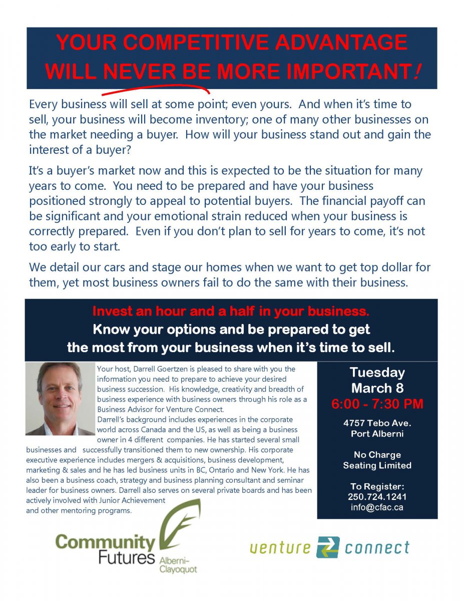 Poster for Succession Planning Workshop